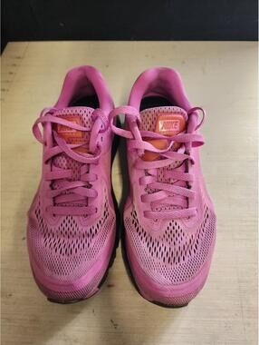 Size 9.5 Nike Air Max Pink and Black Running Shoes